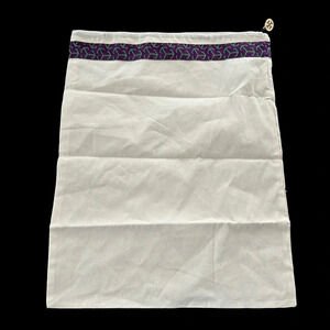 Tory Burch Dust Bag Cover Rectangular Handbag Purse Travel Drawstring Linen